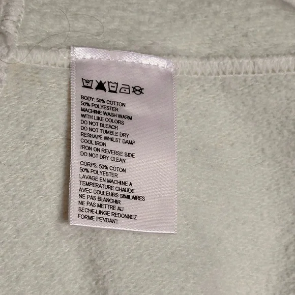 Urban Outfitters Mushroom Girl Graphic Sweatshirt Cream Blue Cottagecore Top - Picture 9 of 9